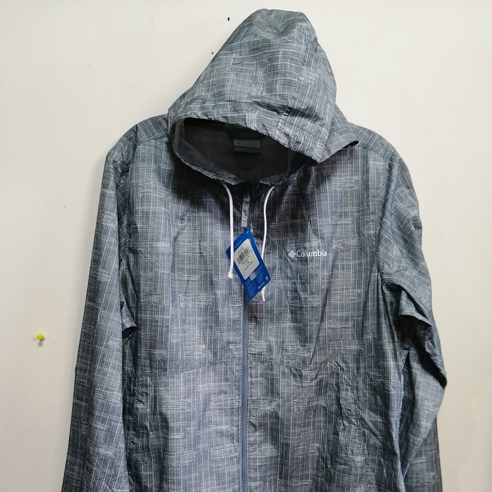 BNWT Columbia Women's Windbreaker Gray Size Large